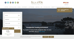 Desktop Screenshot of hotelillador.com